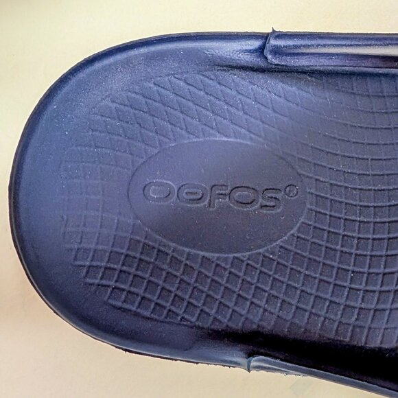 OOFOS Ooahh Unisex Slides Navy - Style 1100 main image 6